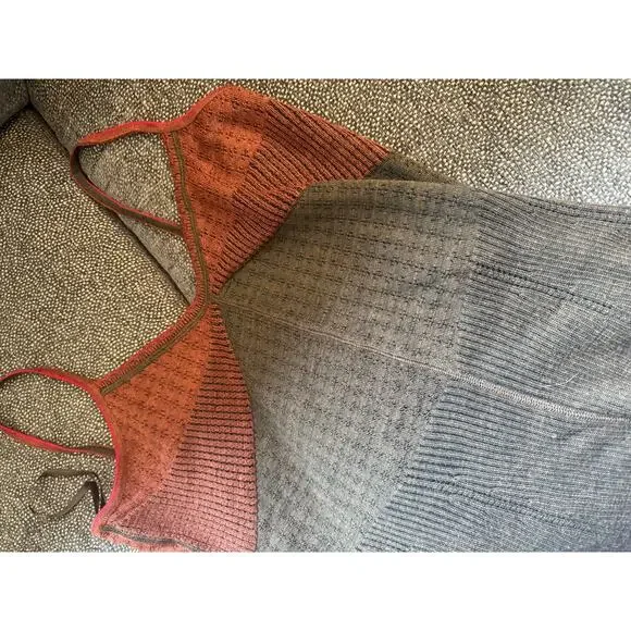 Marc Jacobs Pointelle Knit Dress 2021 Warm Tones Tank Dress Sz. M - Picture 2 of 10